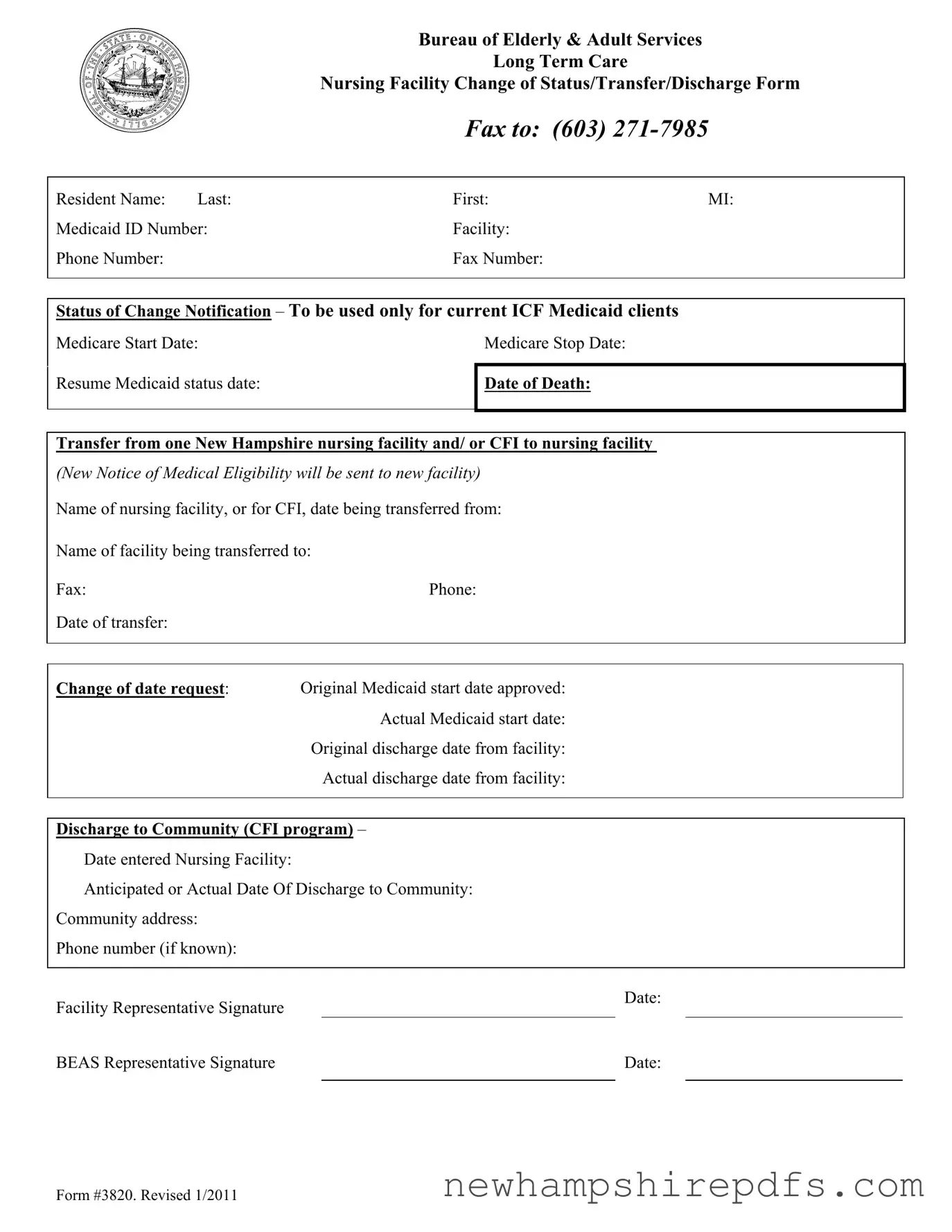 Download New Hampshire 3820 Template in PDF